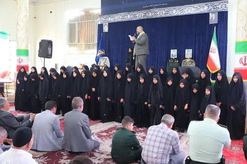 برگزاری یادواره شهدای جنگ رمضان در وردنجان از توابع شهرستان بن استان چهارمحال و بختیاری