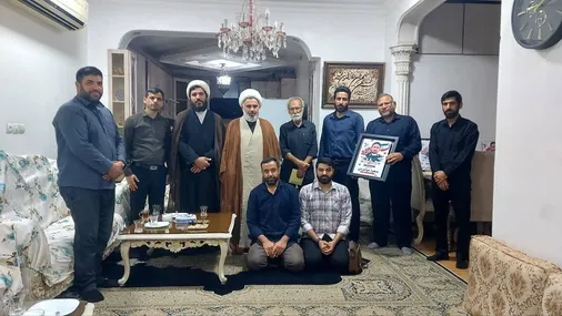 دیدار با خانواده معظم شهید جوانمردی به مناسبت هفته عقیدتی و سیاسی