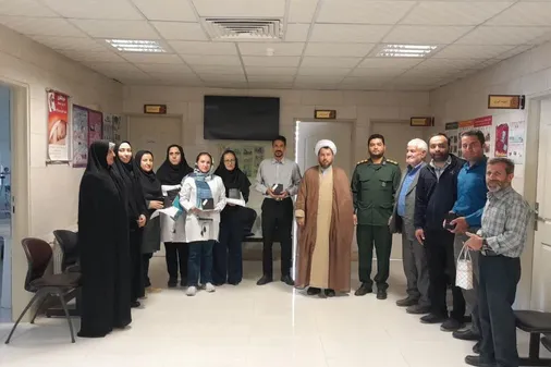 تجلیل حجت الاسلام نوروزی از پرستاران و کادر درمان روستای قره بلاغ