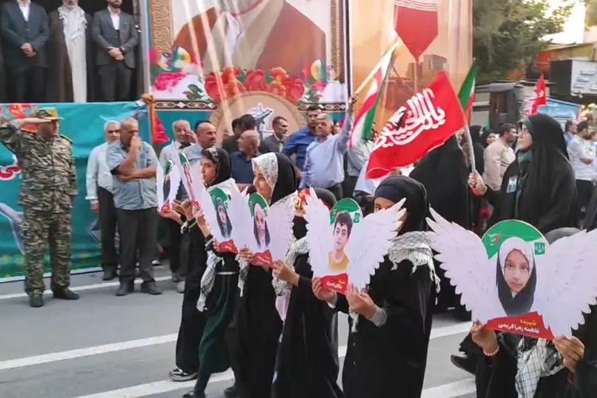 حضور پرشور بانوان بسیجی در رزمایش «جان‌فدایان بام ایران»