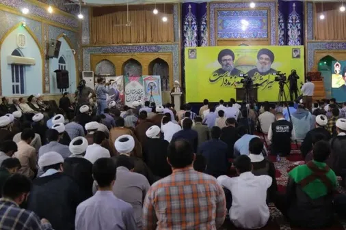 مراسم سالگرد شهادت سید حسن نصرالله در خوزستان
