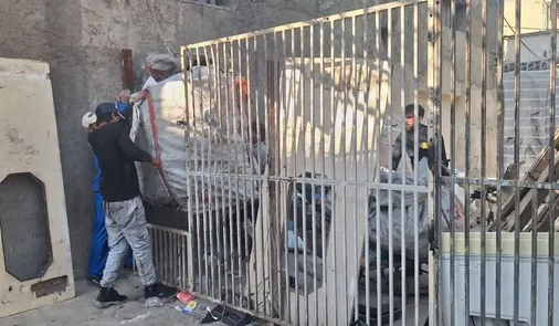 جمع آوری و پلمپ مراکز فاسد و آلوده&zwnj; ضایعات از سطح محلات شهید هرندی و باغ آذری