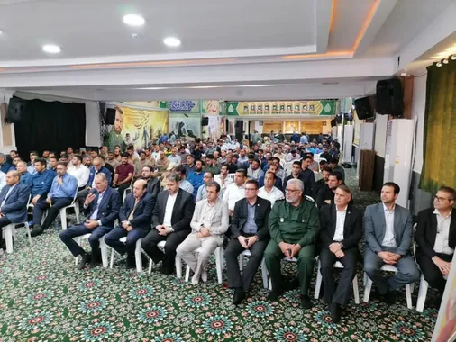 تجدیدبیعت کارگران با امام شهدا