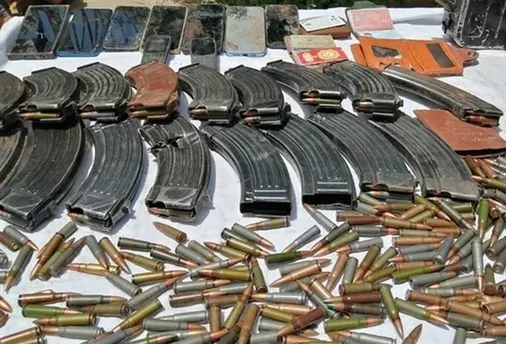 کشف محموله سلاح و مهمات جنگی در ارتفاعات کردستان