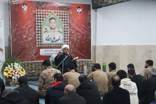 گرامیداشت اولین سالگرد شهید سرهنگ پاسدار علی احمدی برگزار شد