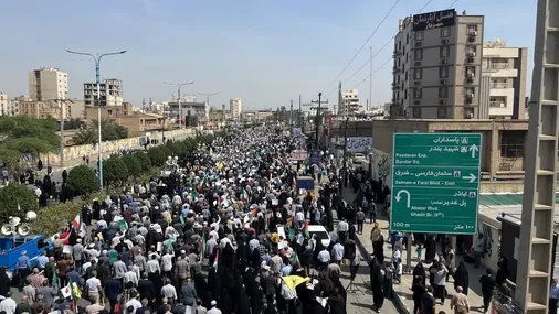 راهیپمایی روز قدس در خوزستان با حضور اقشار مختلف مردم