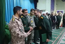 آئین تکریم و معارفه جانشین سپاه حضرت روح‌الله استان مرکزی برگزار شد