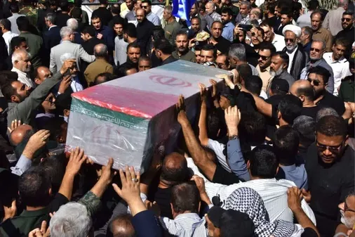 مراسم استقبال از شهید مجید دیوانی در فرودگاه بین&zwnj;المللی آبادان