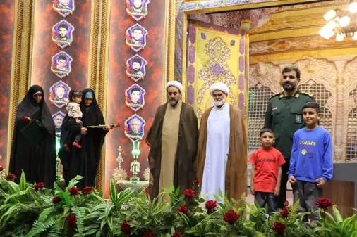 آیین تجلیل از خانواده شهیدان ترکاشوند و چوبداری، در دانشکده تربیت مربی عقیدتی سیاسی شهید محلاتی برگزار شد