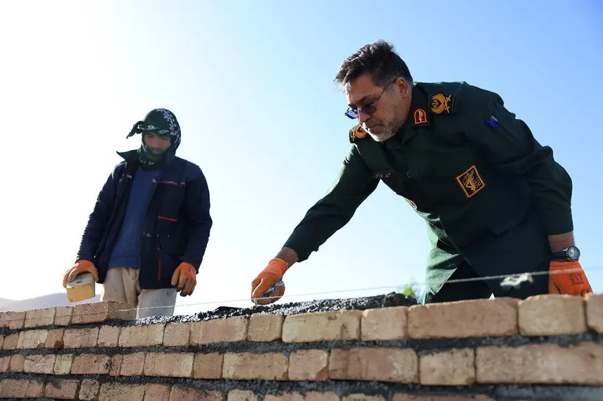 حضور سردار زارع‌کمالی در جمع جهادگران بسیج