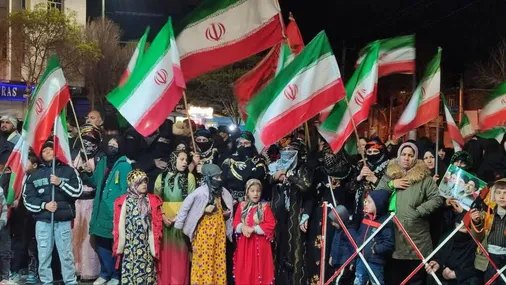 قیام مرزداران پرچمدار دروازه کربلا در سوگ صادق آل محمد (ع) و خونخواهی رهبر شهید