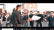 گوشه‌ای از اقدامات فرهنگی نیروهای خدوم فراجا استان قم در کنار مردمی که آمده‌اند برای بدرقه امام شهید