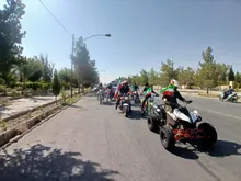 رژه خودرویی نیروهای نظامی, انتظامی و بسیج ادارات شهرستان در اولین روز از هفته دفاع مقدس