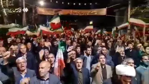 خشم مردم صحنه از زیاده&zwnj;گویی ترامپ در تجمع چهل و دوم