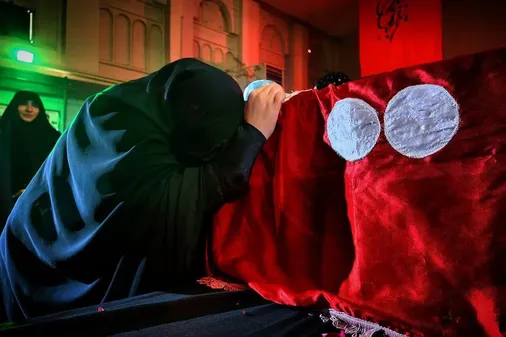 وداع با پیکر پاک و مطهر شهید تخریب&zwnj;چی