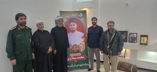 دیدار سرهنگ ساری، معاون هماهنگ کننده سپاه حضرت ولی (عج) خوزستان با خانواده&zwnj;های شهدای هویزه
