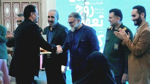 آیین اختتامیه بخش استانی جشنواره های هنری سازمان بسیج هنرمندان سمنان