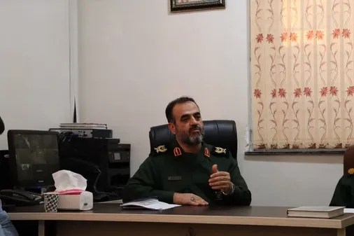 بازدید فرمانده سپاه قدس گیلان از حوزه مقاومت بسیج سلمان فارسی لنگرود
