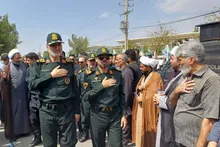 قدردانی خانواده شهیده دکتر افتخاری و مسئولان از حضور باشکوه مردم