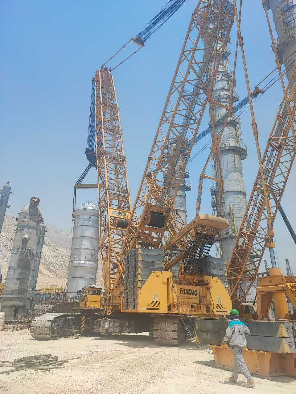 نصب دو راکتور سنگین در پتروشیمی لاوان با تکیه بر توان فنی موسسه فراگستر پارس نصب دو راکتور سنگین در پتروشیمی لاوان با تکیه بر توان فنی موسسه فراگستر پارس
