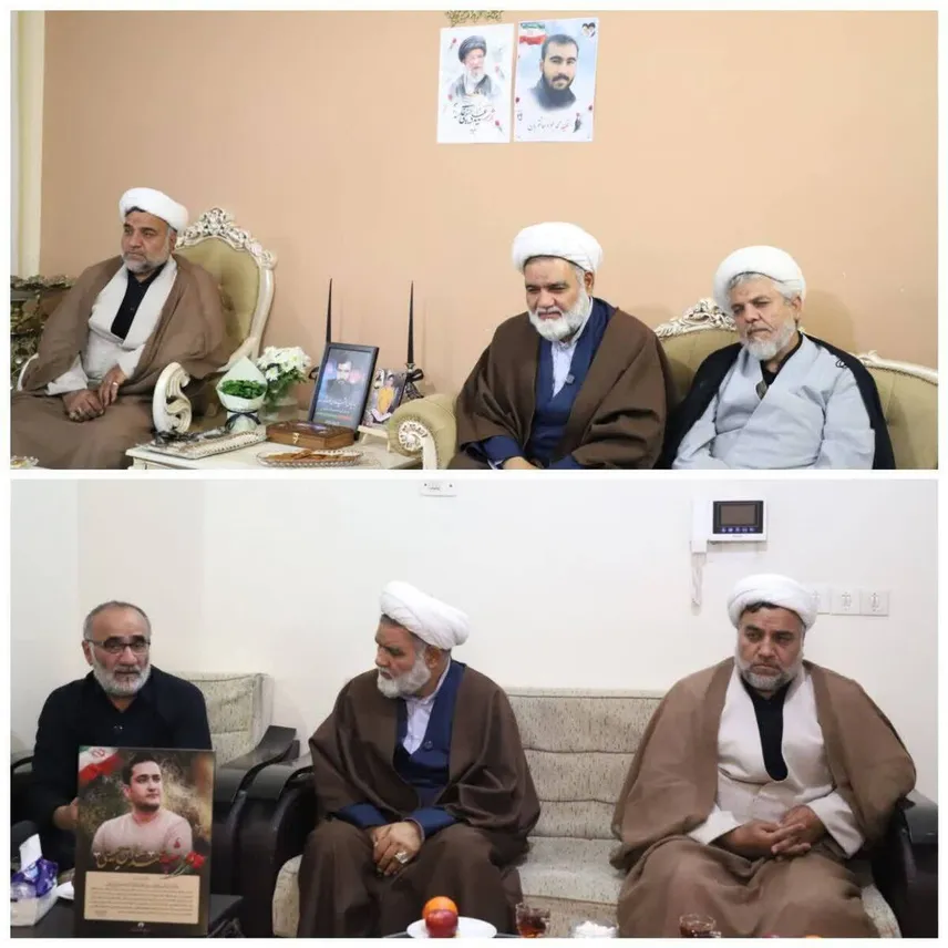 دیدار با خانواده شهیدان محمد جواد جانقربان و محمد صادق حسینی