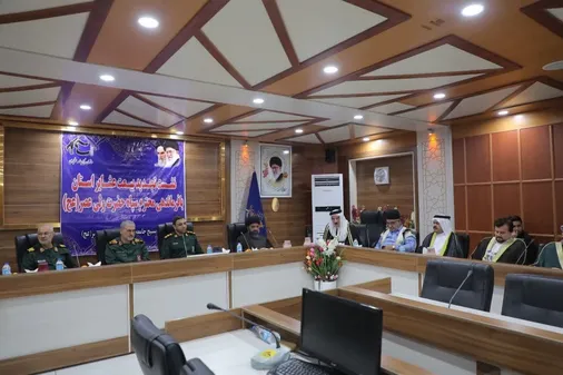 نشست عشایر استان خوزستان با سردار شاهوارپور فرمانده سپاه ولی عصر(عج) خوزستان