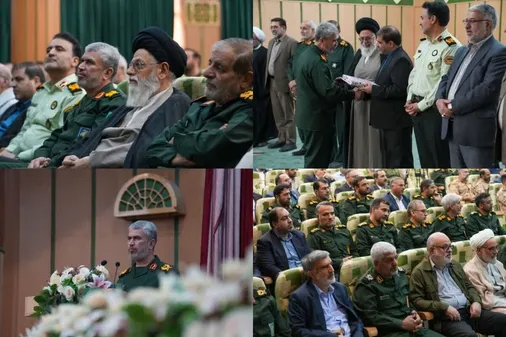 مراسم تکریم و معارفه فرمانده تیپ الغدیر استان یزد برگزار شد