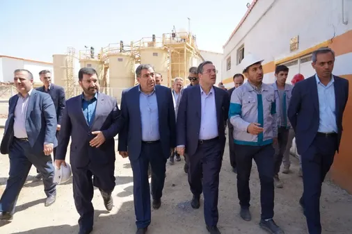 بازدید استاندار آذربایجان غربی از مجتمع تحقیقات فرآوری مواد معدنی موسسه امین