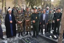 گلزار شهدای استان کردستان غبارروبی شد