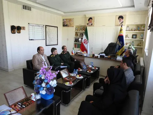 دیدار مدیر کل ورزش و جوانان استان کردستان با فرمانده سپاه بیت المقدس