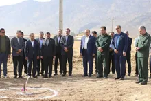 کلنگ‌زنی نیروگاه خورشیدی ۱۰۰۰کیلوواتی بسیج سازندگی سپاه فتح در یاسوج