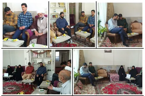 تجلیل از خانواده اولین شهیده شهرستان نجف آباد