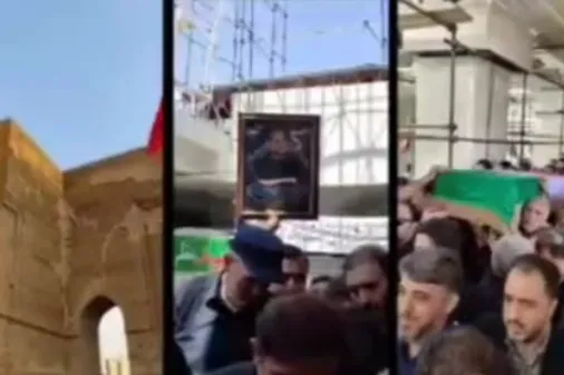 مراسم تشییع پیکر پاک شهدای اقتدار آذربایجان شرقی