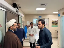 بازدید مسئول دفتر نمایندگی ولی‌فقیه سپاه خراسان شمالی از درمانگاه حضرت جوادالائمه (ع)