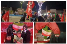 برپایی محفل جزخوانی و غرفه کتاب در تجمعات میدانی چهلمین روز امام شهید امت