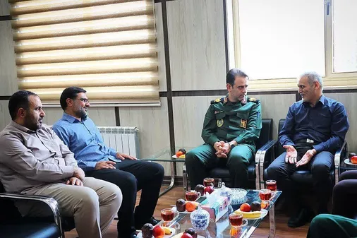 دیدار سردار سهندی فرمانده سپاه انصارالمهدی (عج) استان با رئیس دانشگاه علوم پزشکی زنجان