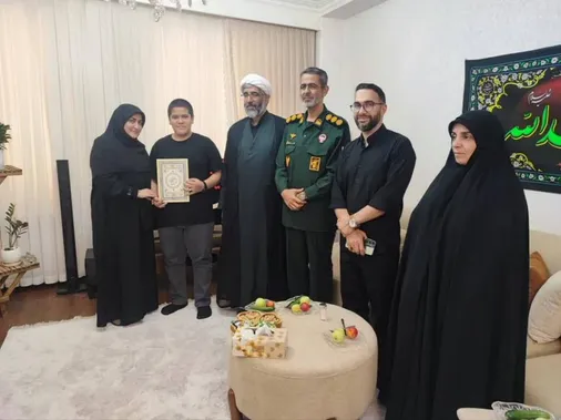 دیدار مسئولین سپاه ناحیه امام رضا(ع)، با خانواده شهیدان جنگ ۱۲ روزه فردیس
