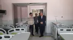 بازدید هیئت اعزامی سازمان خدمات درمانی نیروهای مسلح از بیمارستان جدید شهید دکتر قاضی در سنندج