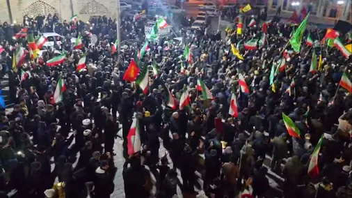 شکوه حضور حماسی مردم شهرکرد در دمای زیر صفردرجه...