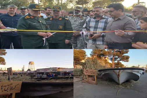 نمایشگاه دستاوردهای نیروی زمینی سپاه در تهران افتتاح شد/ &laquo;لبیک یا خامنه&zwnj;ای&raquo;؛ شعار محوری نمایشگاه