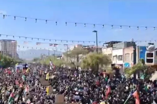 طنین فریاد مرگ بر اسرائیل در مشهدالرضا (ع)