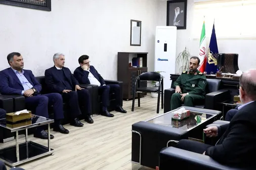 نمایندگان گیلان در مجلس با فرمانده سپاه قدس گیلان دیدار کردند