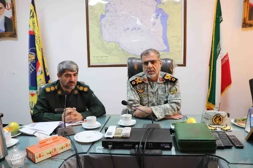 بازدید ریاست اداره تربیت و آموزش ستاد کل نیروهای مسلح از پایگاه دریایی ثامن الحجج(ع) شمال نیروی دریایی سپاه پاسداران