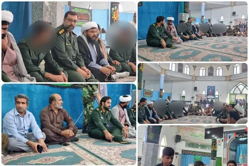 دیدار فرمانده سپاه ریگان با امام جمعه شهرستان