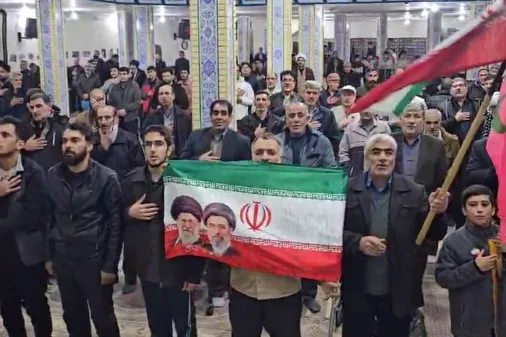 پنجاه و نهمین شب حضور مقتدرانه مردم شریف شهرستان سنقروکلیایی در بیعت با رهبری