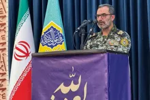 حضور فرماندهان و کارکنان منطقه پدافند هوایی جنوب شرق در نماز جمعه بندرعباس