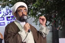 سخنرانی مسئول دفتر نمایندگی ولی فقیه در سپاه زنجان در جمع مردم شهرابهر