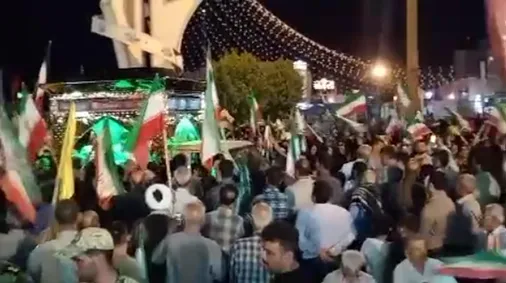 تشییع با شکوه شهید حمید جوکار مشتانی  جانباز ٧٠ درصد در کازرون