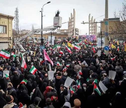 راهپیمایی  ۲۲ بهمن پاسداشت ۴۷ سال ایستادگی و اقتدار ملت ایران