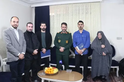 تجلیل فرمانده سپاه انصارالمهدی(عج) استان زنجان از افتخارآفرینی&zwnj;های قهرمان جهانی تکواندو
